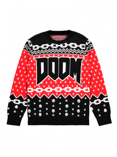 Doom Vánoční Svetr - Velikost: XL