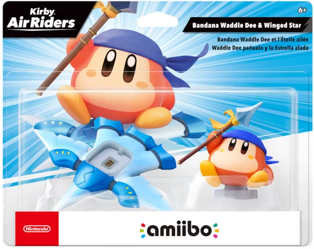 Figurka Amiibo Kirby Air Riders - Bandana Waddle Dee & Winged Star