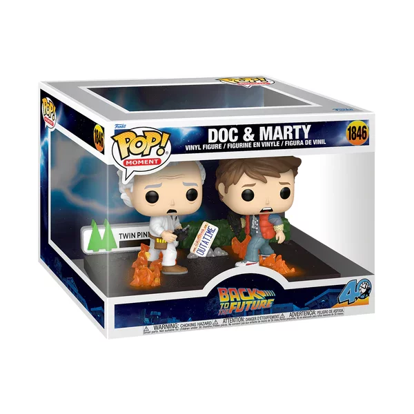 Figurka Back to The Future - Doc & Marty (Funko POP! Moment 1846)