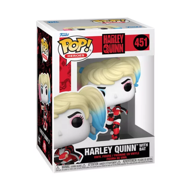 Figurka DC Comics - Harley Quinn with Bat (Funko POP! Heroes 451)