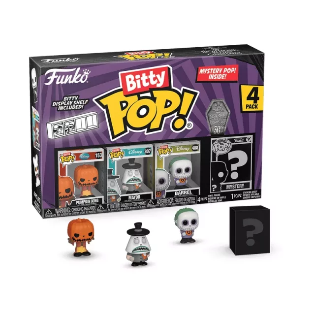 Figurka Disney - The Nightmare Before Christmas Pumpkin King 4-pack (Funko Bitty POP)