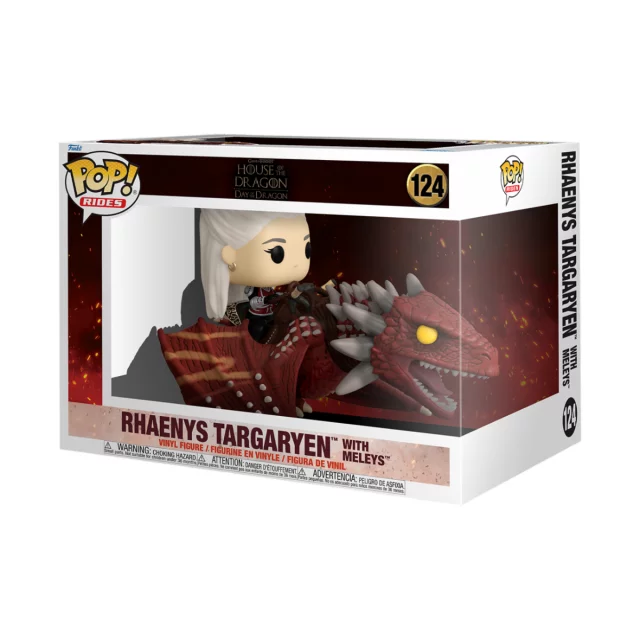 Figurka Game of Thrones: House of the Dragon - Rhaenys Targaryen with Meleys (Funko POP! Rides 124)