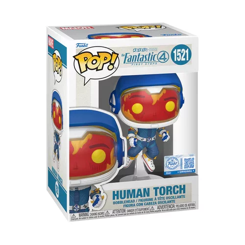 Figurka Marvel: Fantastic Four - Human Torch (Funko POP! Marvel 1521)