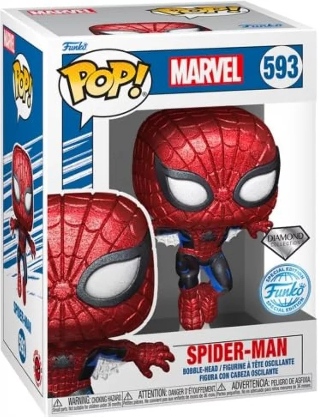 Figurka Marvel - Spider-Man (Diamond Collection) (Funko POP! Marvel 593)