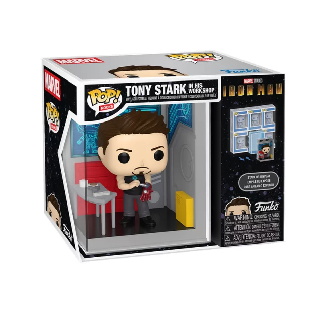 Figurka Marvel - Tony Stark in his Workshop (Funko POP! Nooks)