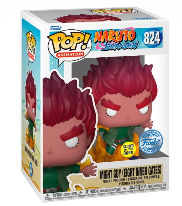 Figurka Naruto - Might Guy (Eight Inner Gates) (svítící) (Funko POP! Animation 824)