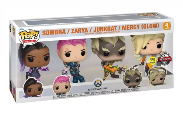 Figurka Overwatch - Sombra/Zarya/Junkrat/Mercy (Funko POP! Games 4-Pack)