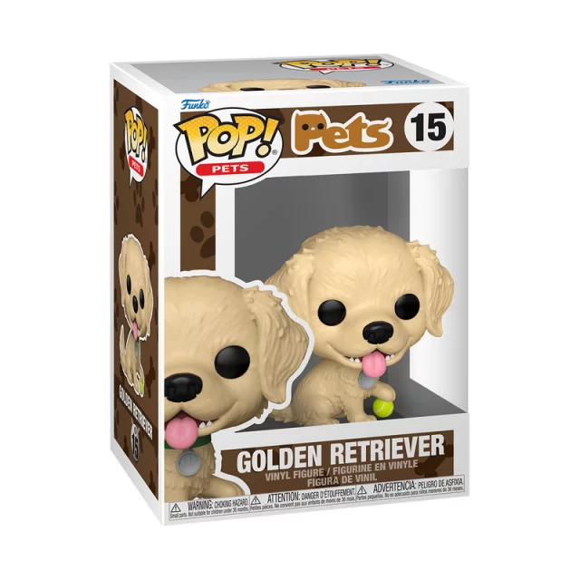 Figurka Pets - Golden Retriever (Funko POP! Pets 15)