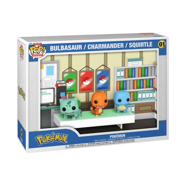Figurka Pokémon - Bulbasaur, Charmander, Squirtle (Funko POP! Moment 01)