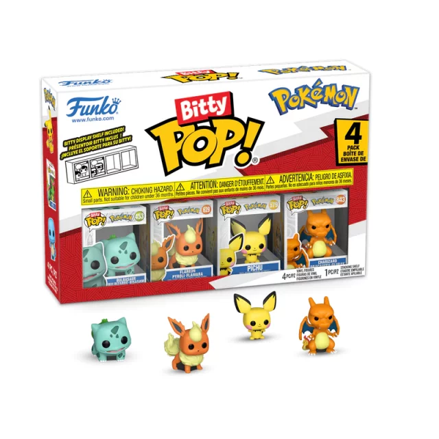 Figurka Pokémon - Bulbasaur 4-pack (Funko Bitty POP)