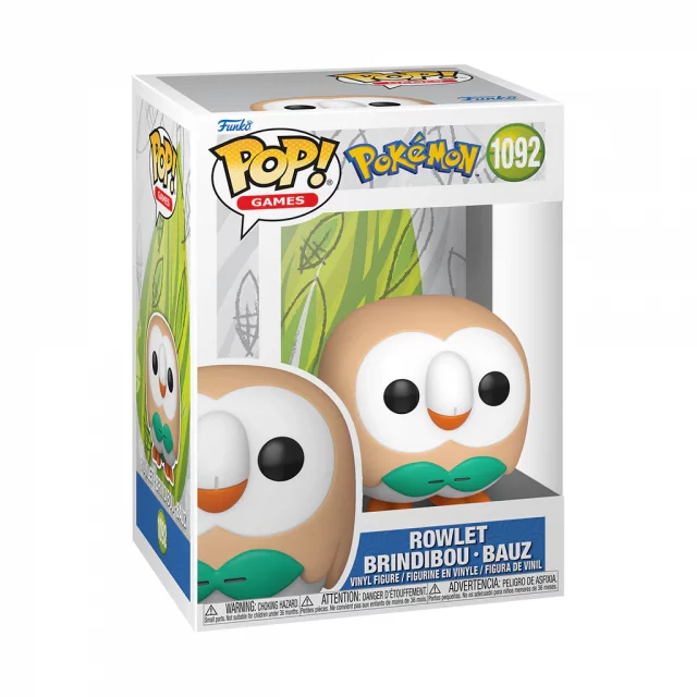Figurka Pokémon - Rowlet (Funko POP! Games 1092)