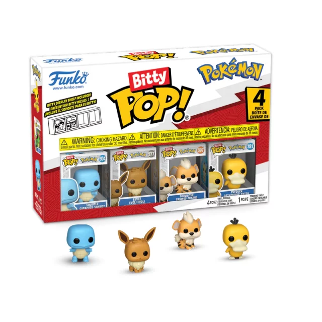 Figurka Pokémon - Squirtle 4-pack (Funko Bitty POP)