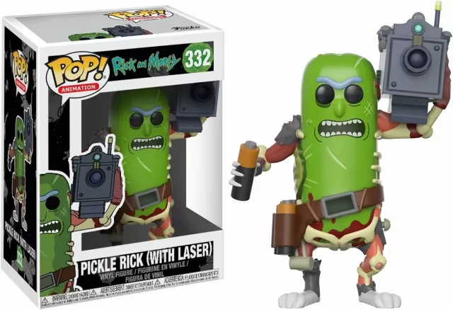 Figurka Rick and Morty - Pickle Rick with Laser (Funko POP! Animation 332) (poškozený obal)