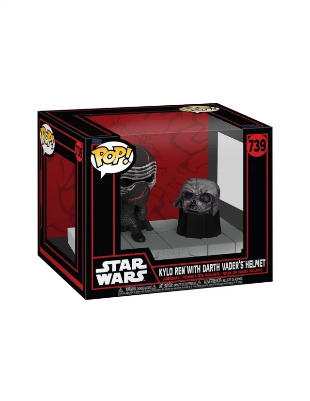 Figurka Star Wars - Kylo Ren with Darth Vader's Helmet  (Funko POP! Star Wars 739)