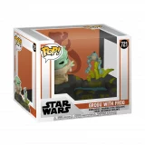 Figurka Star Wars: The Mandalorian - Grogu with Frog Deluxe (Funko POP! Star Wars 721)