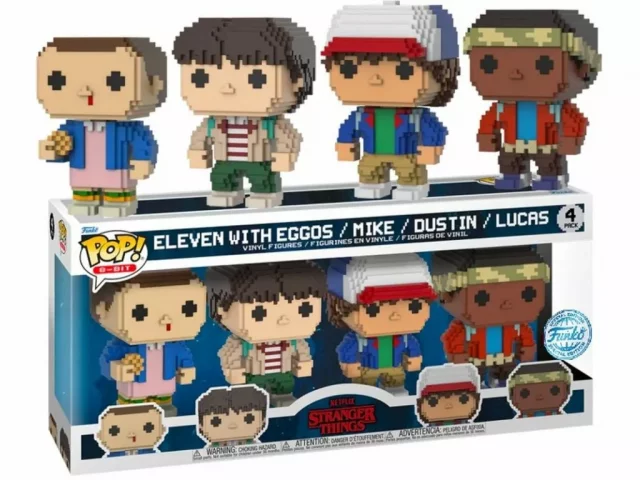 Figurka Stranger Things - Eleven with Eggos/Mike/Dustin/Lucas (Funko POP! 8-BIT)