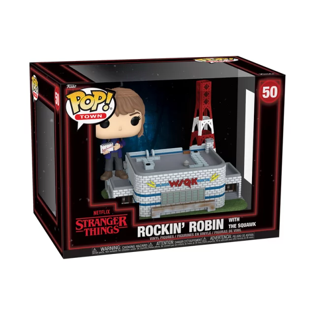 Figurka Stranger Things - Rockin' Robin with The Squawk (Funko POP! Town 50)