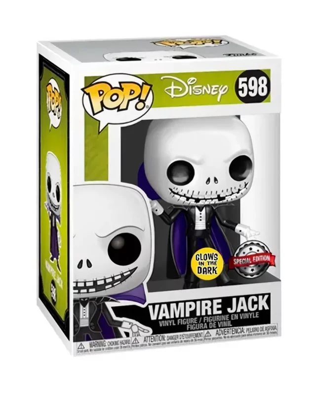 Figurka The Nightmare Before Christmas - Vampire Jack (svítící) (Funko POP! Disney 598)