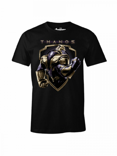 GAML:Avengers Endgame Tričko Thanos Badge - Velikost: XL