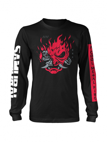 GAML:Cyberpunk 2077 tričko Cool Metal Fire - Velikost: XXL