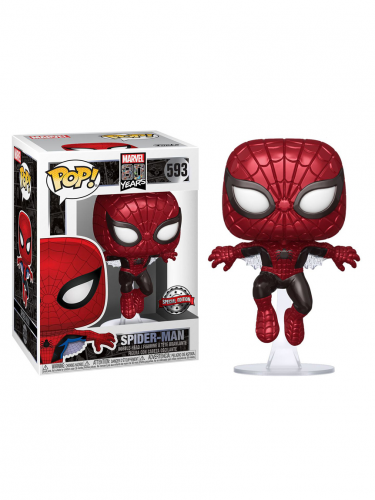 GAML:Marvel Funko POP figurka Spiderman 80 years Metallic Edition -