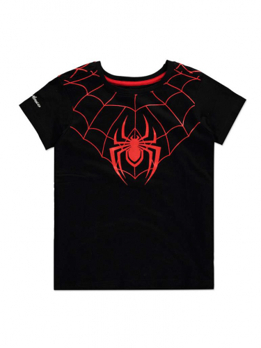 GAML:Spiderman Dětské tričko Miles Web - Velikost: 134/140