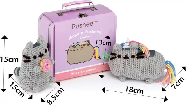 Háčkovací set Pusheen - Unicorn