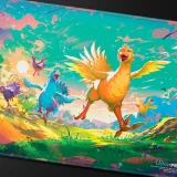 Herní podložka Ultra Pro - Magic: The Gathering x Final Fantasy - Chocobo Parade