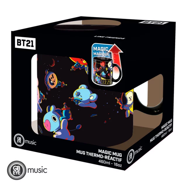 Hrnek BT21 - Space XL (měnící se)