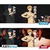 Hrnek Chainsaw Man - Denji & Aki (měnící se)