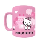 Hrnek Hello Kitty - Pink Bow Face (+ plyšový návlek)