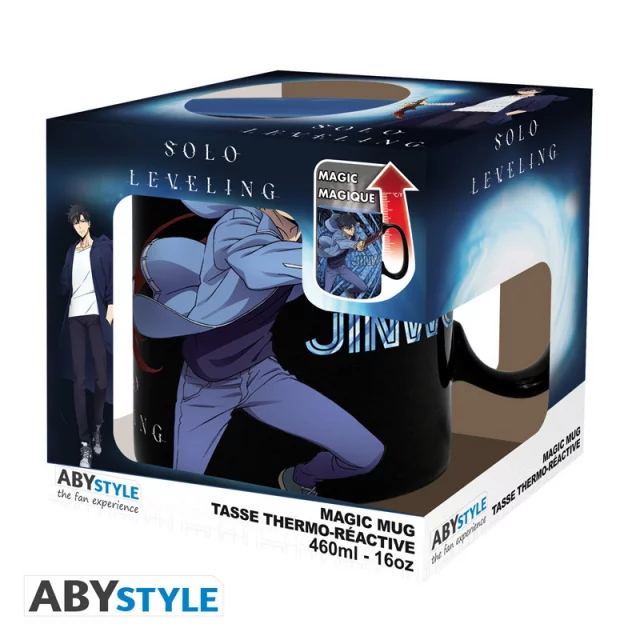 Hrnek Solo Leveling - Jinwoo & Igris (měnící se)