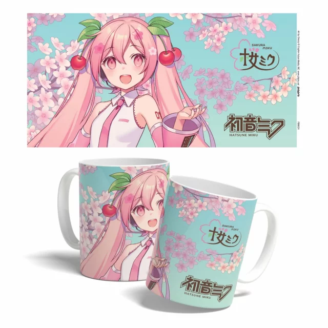 Hrnek Vocaloid - Sakura Miku Cherry Blossom