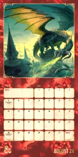 Kalendář Dungeons & Dragons 2024