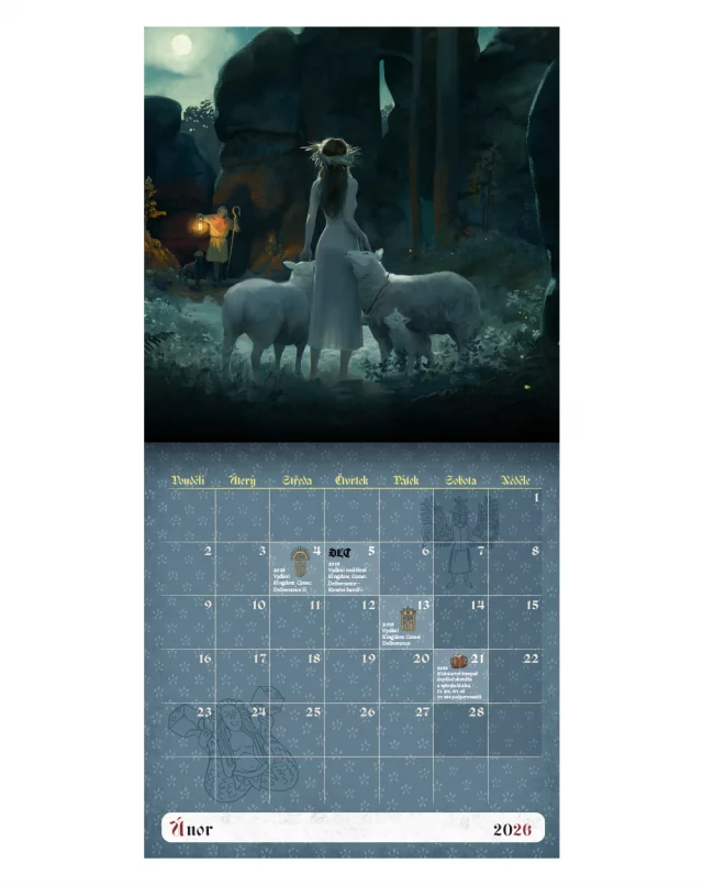 Kalendář Kingdom Come: Deliverance II 2026 (nástěnný) CZ