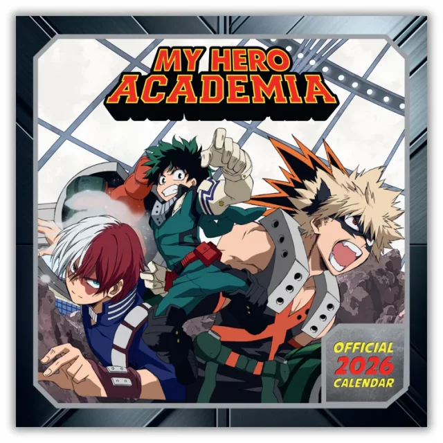 Kalendář My Hero Academia 2026