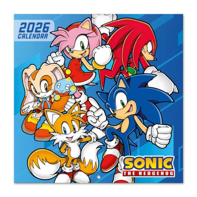 Kalendář Sonic the Hedgehog 2026