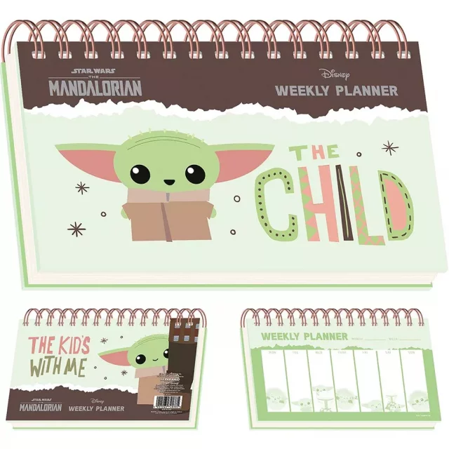 Kalendář Star Wars: The Mandalorian - Grogu (týdenní plánovač)