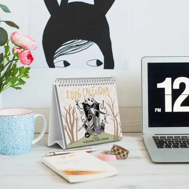 Kalendář The Nightmare Before Christmas 2026 (stolní)