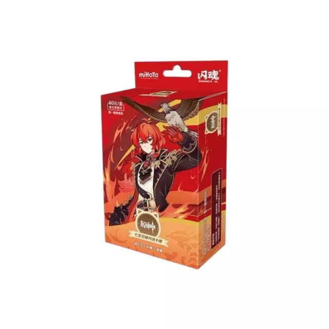 Karetní hra Genshin Impact TCG - Pre-Built Starter Deck Diluc (CN) - Sběratelská karetní hra TCG