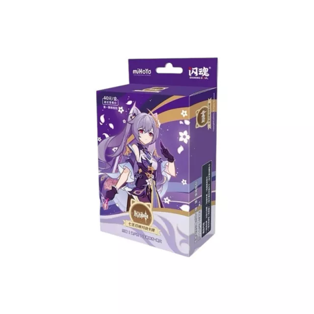Karetní hra Genshin Impact TCG - Pre-Built Starter Deck Keqing (CN) - Sběratelská karetní hra TCG