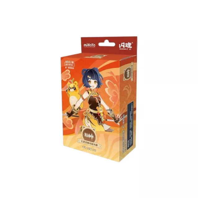 Karetní hra Genshin Impact TCG - Pre-Built Starter Deck Xiangling (CN) - Sběratelská karetní hra TCG