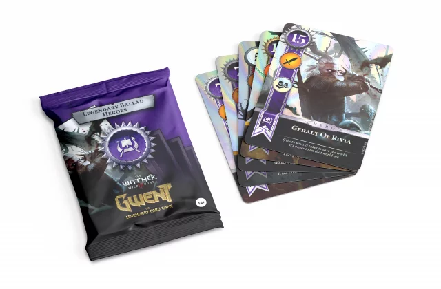 Karetní hra Gwent - Ballads Legendary Foil Cards - Skellige (10 karet) ENG