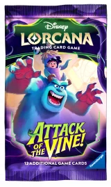 Karetní hra Lorcana: Attack of the Vine - Booster (12 karet) - Disney
