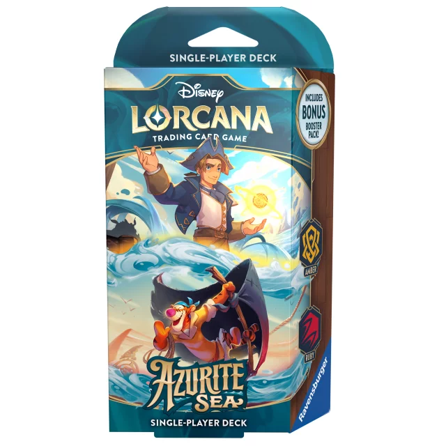 Karetní hra Lorcana: Azurite Sea - Amber / Ruby Starter Deck