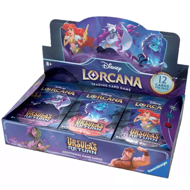 Karetní hra Lorcana: Ursula's Return - 4x Booster Box (sealed/originální nerozbalený karton)