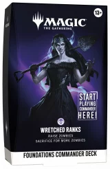 Karetní hra Magic: The Gathering - Foundations Commander Deck - Wretched Ranks