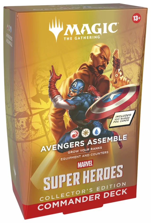 Karetní hra Magic: The Gathering Marvel Super Heroes - Avengers Assemble Commander Deck Collector's Edition