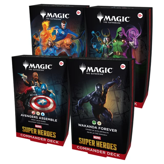 Karetní hra Magic: The Gathering Marvel Super Heroes - Commander Deck Set