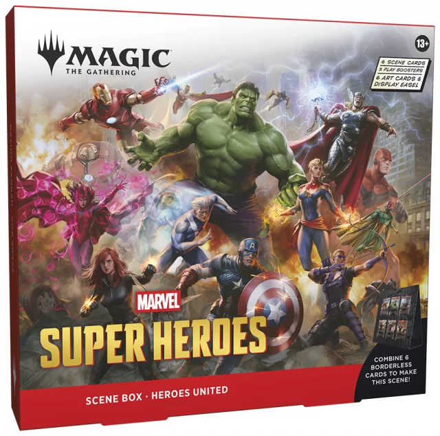 Karetní hra Magic: The Gathering Marvel Super Heroes - Heroes United Scene Box